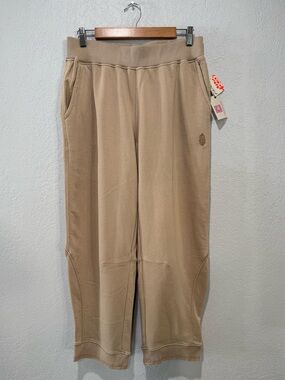 FP movement Beige Cozy Sweatpants with Side Pockets